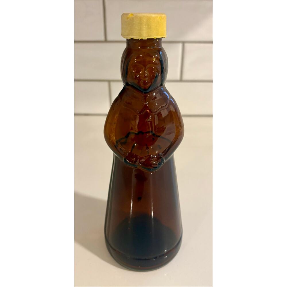 Vintage Glass Mrs. Butterworth Syrup Bottle